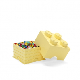 Lego, pojemnik klocek Brick 4 - Jasnożółty (40031741)